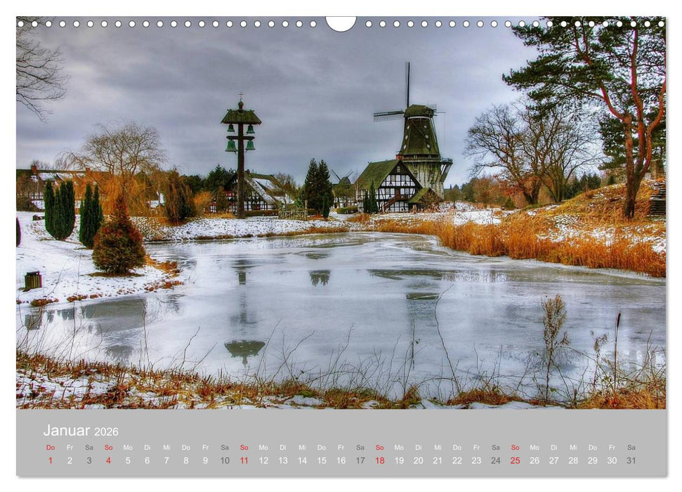 Mühlenmuseum Gifhorn (CALVENDO Wandkalender 2026)