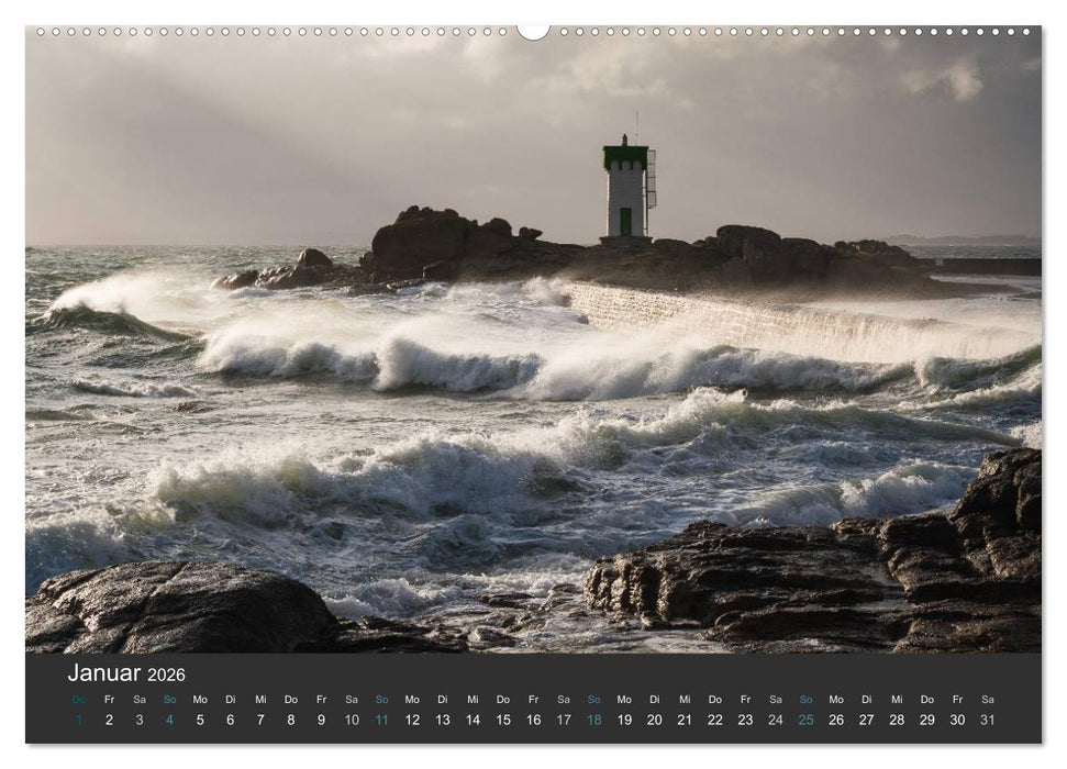 Bretagne - Land am Meer (CALVENDO Premium Wandkalender 2026)