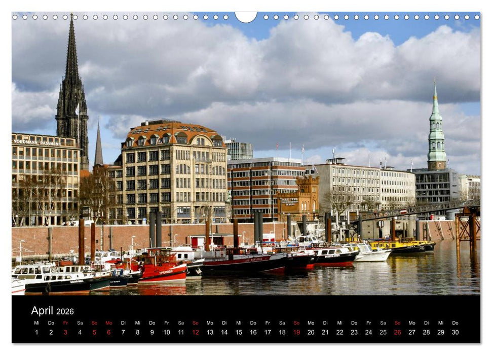 Hamburg (CALVENDO Wandkalender 2026)