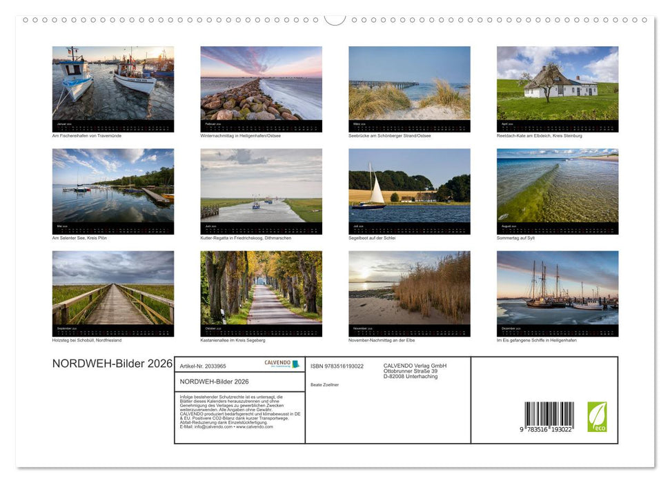 NORDWEH-Bilder 2026 (CALVENDO Premium Wandkalender 2026)