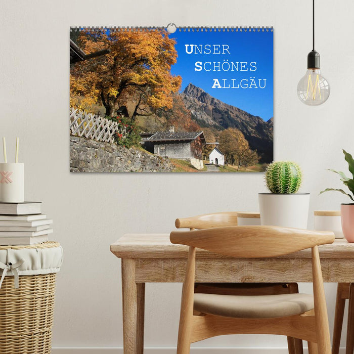 Unser schönes Allgäu (CALVENDO Wandkalender 2026)
