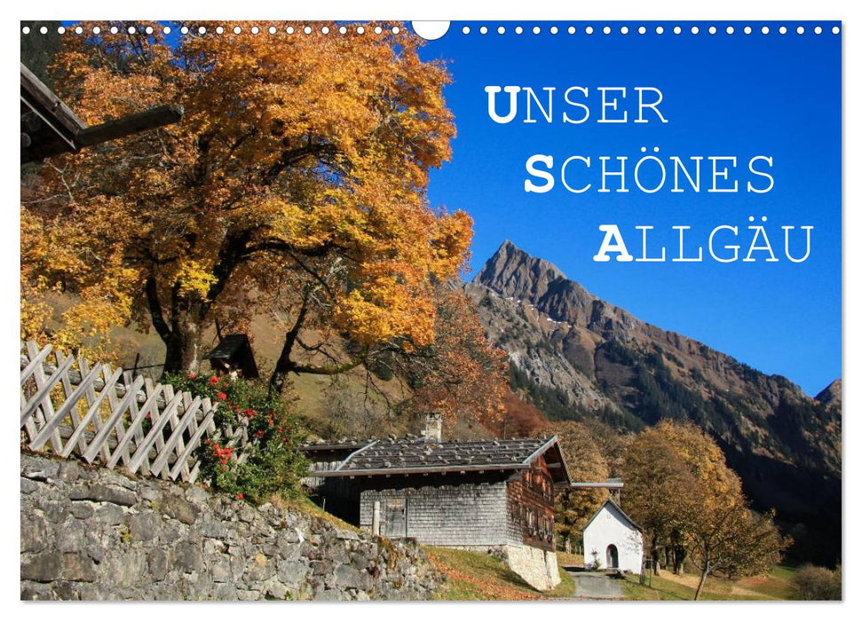 Unser schönes Allgäu (CALVENDO Wandkalender 2026)
