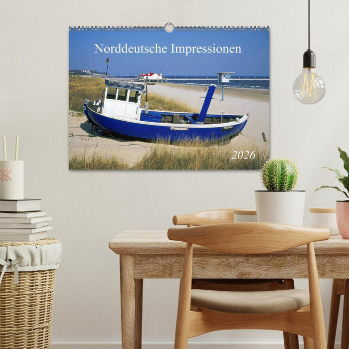 Norddeutsche Impressionen (CALVENDO Wandkalender 2026)