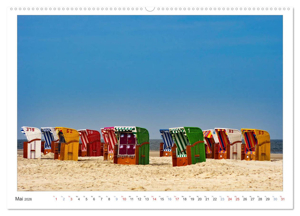 Impressionen der Nordseeinsel Amrum (CALVENDO Premium Wandkalender 2026)