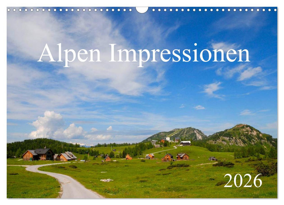 Alpen Impressionen (CALVENDO Wandkalender 2026)