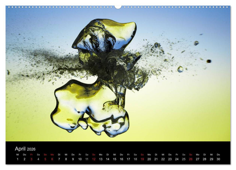 Ballistik Highspeed Fotos (CALVENDO Premium Wandkalender 2026)