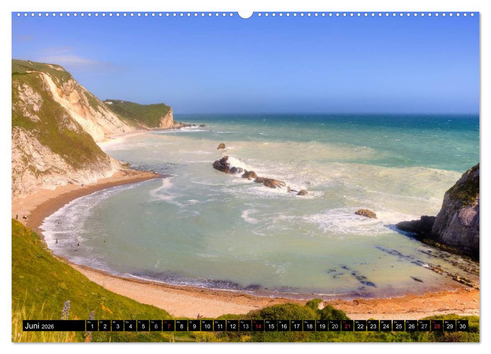 Südwestengland - Dorset & Devon (CALVENDO Premium Wandkalender 2026)