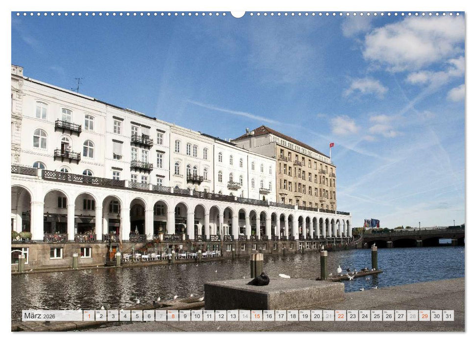Hansestadt Hamburg (CALVENDO Premium Wandkalender 2026)