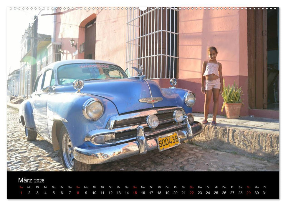Cuba Cars (CALVENDO Premium Wandkalender 2026)