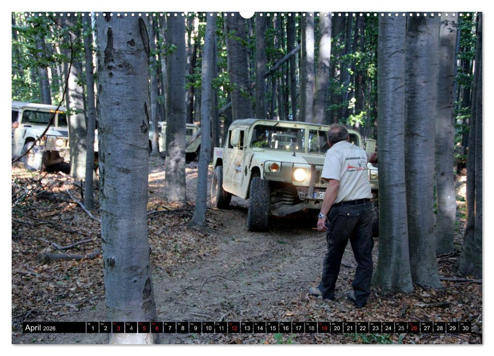 Hummer @ EnduRoMania (CALVENDO Premium Wandkalender 2026)