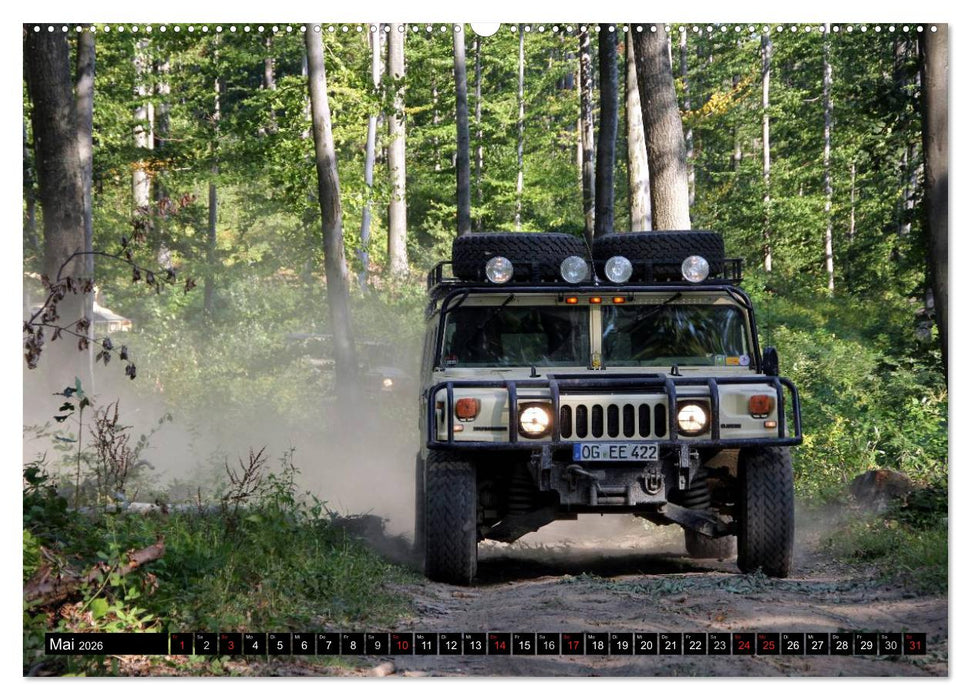 Hummer @ EnduRoMania (CALVENDO Premium Wandkalender 2026)