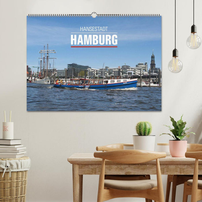 Hansestadt Hamburg (CALVENDO Wandkalender 2026)