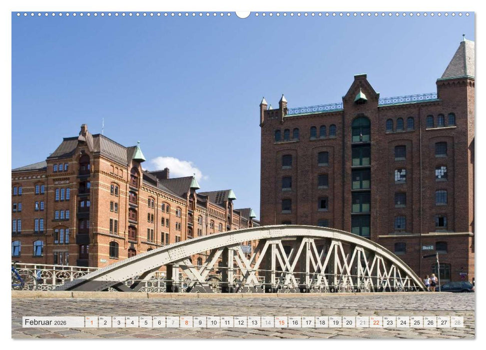 Hansestadt Hamburg (CALVENDO Wandkalender 2026)