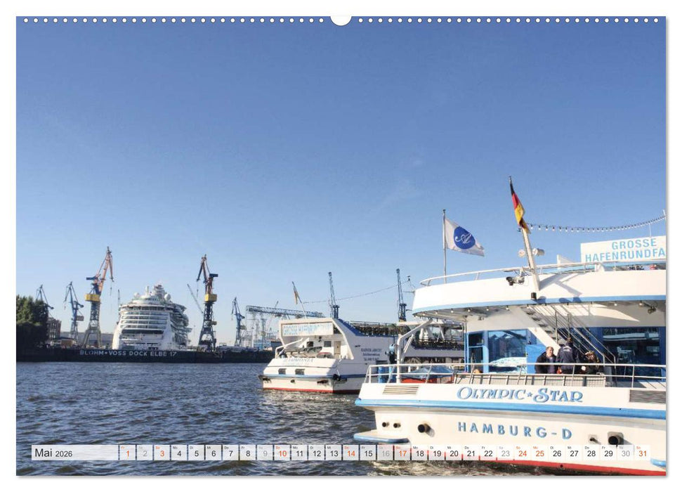 Hansestadt Hamburg (CALVENDO Wandkalender 2026)