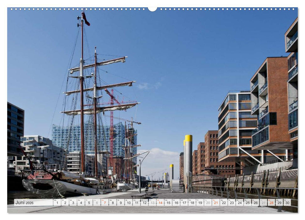 Hansestadt Hamburg (CALVENDO Wandkalender 2026)