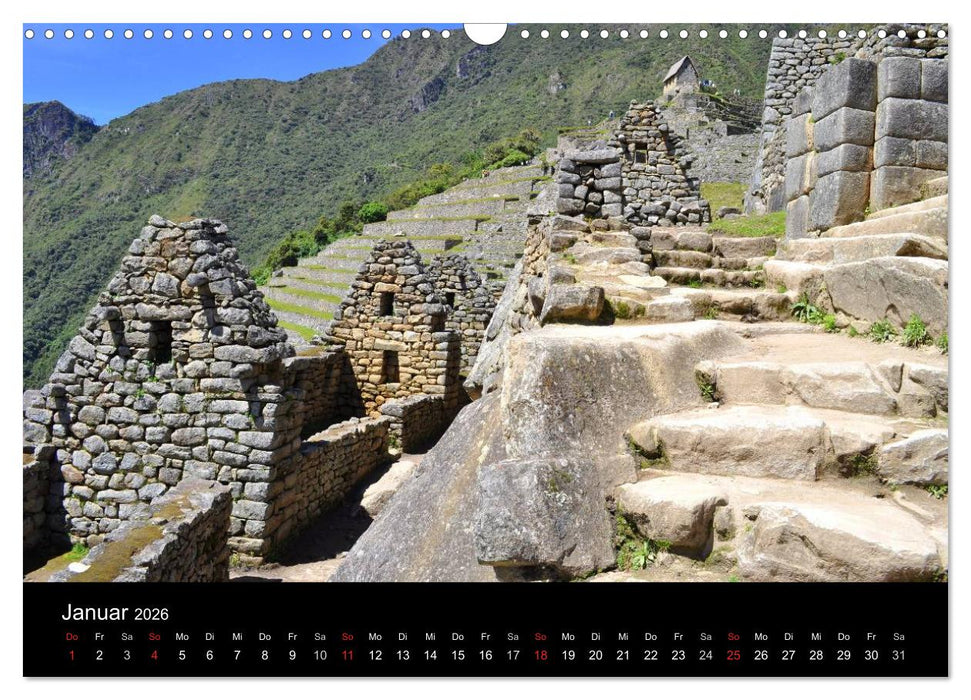 Machu Picchu - Exklusiv (CALVENDO Wandkalender 2026)