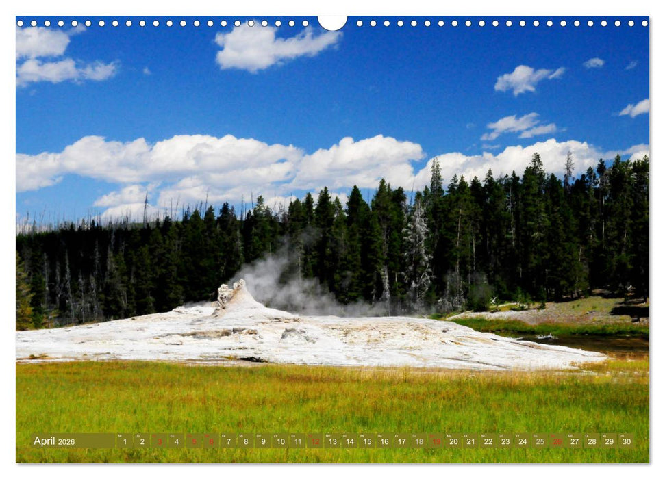 Der Yellowstone Nationalpark (CALVENDO Wandkalender 2026)
