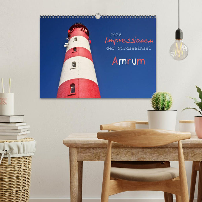 Impressionen der Nordseeinsel Amrum (CALVENDO Wandkalender 2026)