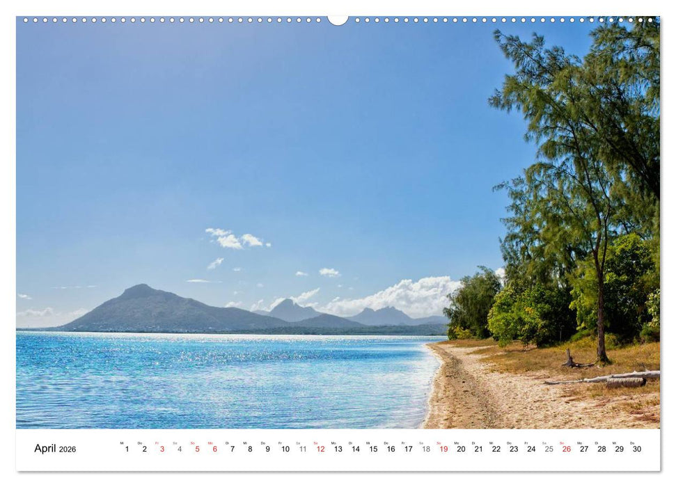 Inselparadies Mauritius (CALVENDO Premium Wandkalender 2026)