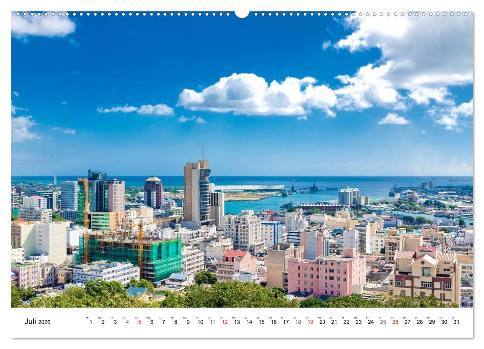 Inselparadies Mauritius (CALVENDO Premium Wandkalender 2026)