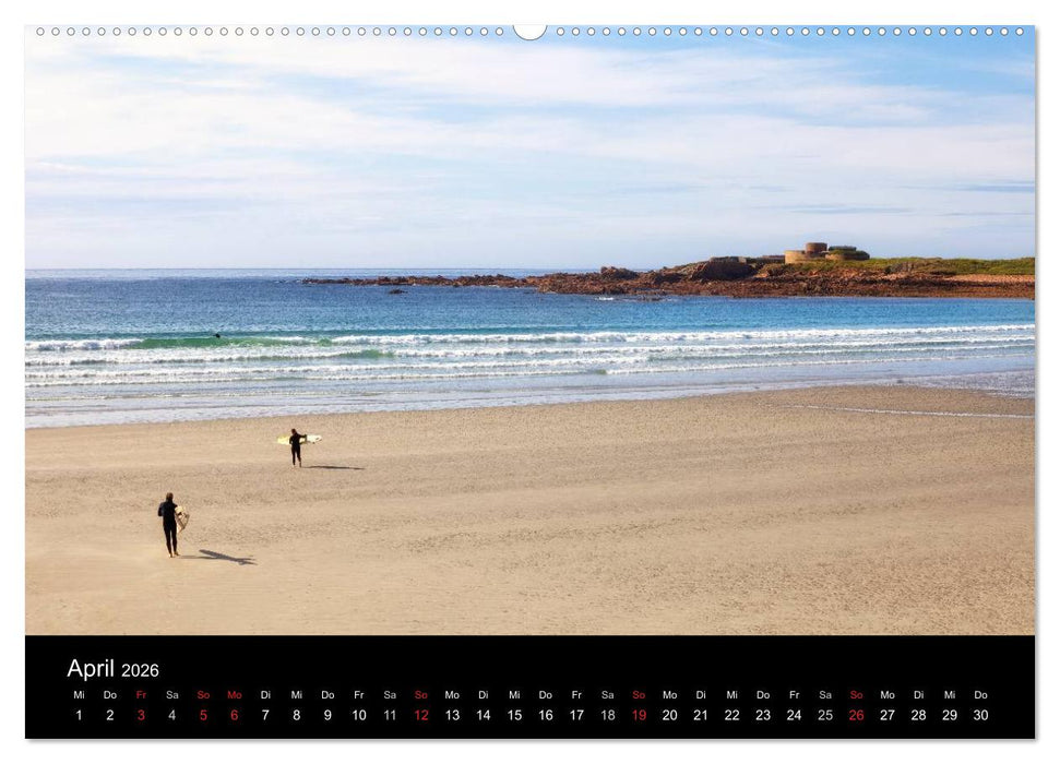 Jersey & Guernsey - britische Kanalinseln (CALVENDO Wandkalender 2026)