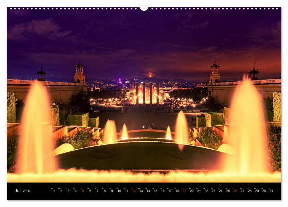 Barcelona - Stadtansichten (CALVENDO Premium Wandkalender 2026)