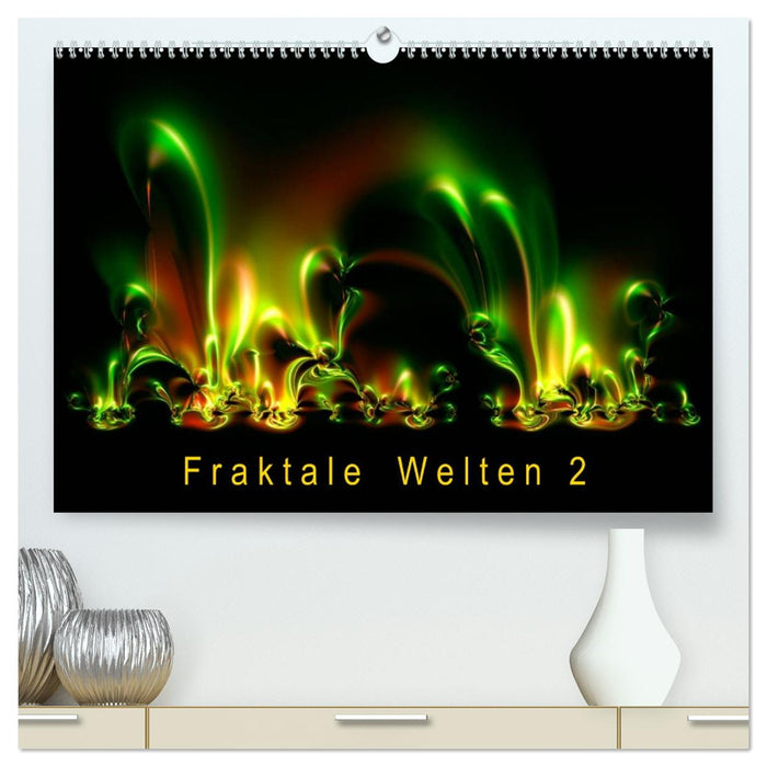 Fraktale Welten 2 (CALVENDO Premium Wandkalender 2026)