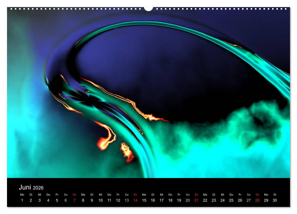 Fraktale Welten 2 (CALVENDO Premium Wandkalender 2026)