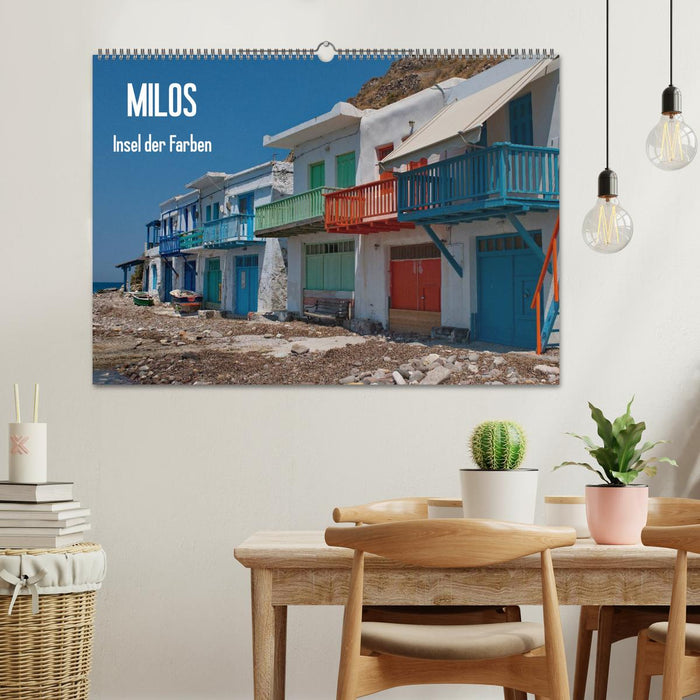 Milos, Insel der Farben (CALVENDO Wandkalender 2026)