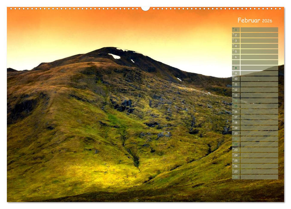 Scotland - Highlands (CALVENDO Premium Wandkalender 2026)