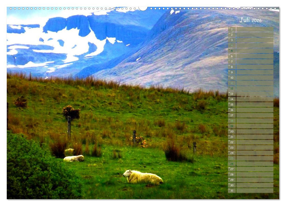 Scotland - Highlands (CALVENDO Premium Wandkalender 2026)