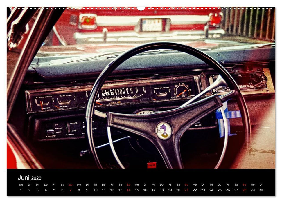 US-Muscle-Cars - Plymouth (CALVENDO Premium Wandkalender 2026)