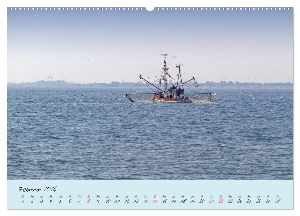 Nordsee – Dünen, Sand, Wasser und Wolken (CALVENDO Wandkalender 2026)