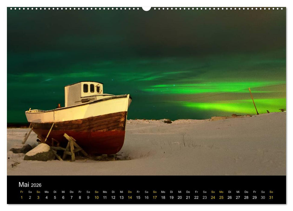 Magische Nächte - POLARLICHT (CALVENDO Wandkalender 2026)