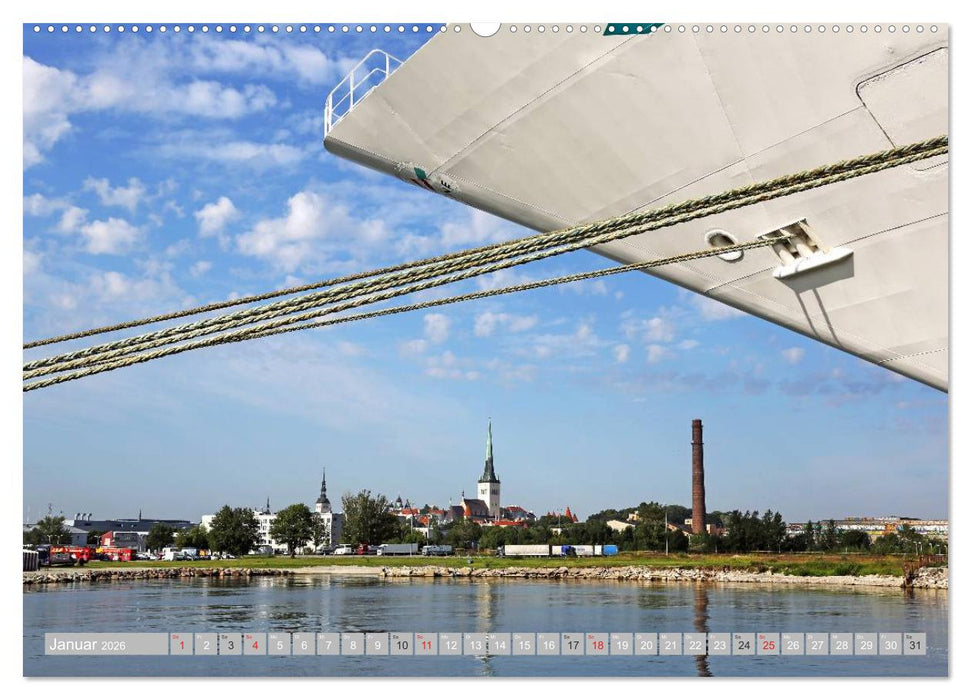 Die Altstadt von Tallinn (CALVENDO Premium Wandkalender 2026)