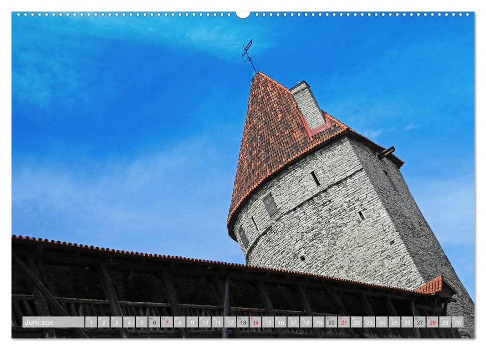Die Altstadt von Tallinn (CALVENDO Premium Wandkalender 2026)