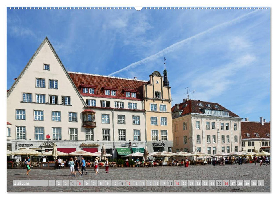 Die Altstadt von Tallinn (CALVENDO Premium Wandkalender 2026)