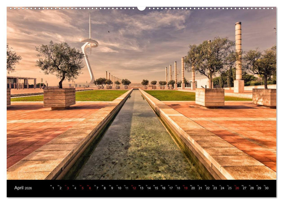 Barcelona - Stadtansichten (CALVENDO Wandkalender 2026)