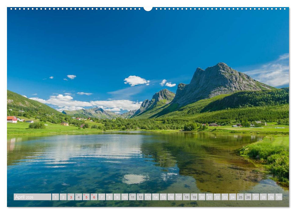 Norwegen (CALVENDO Premium Wandkalender 2026)