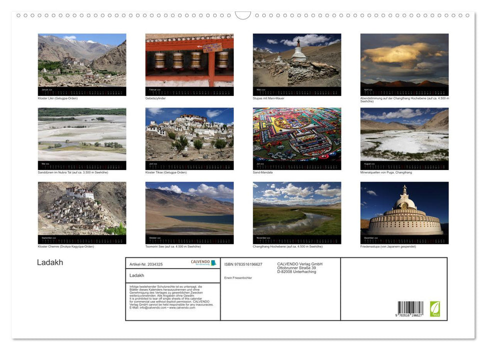 Ladakh (CALVENDO Wandkalender 2026)