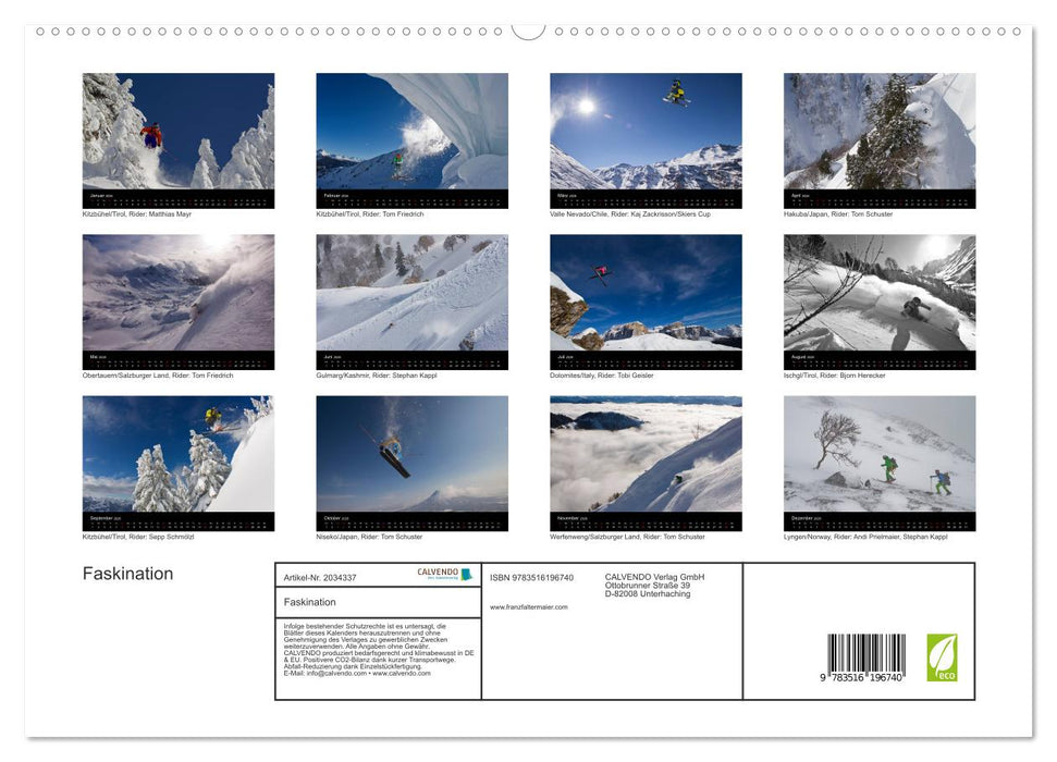 Faskination (CALVENDO Premium Wandkalender 2026)