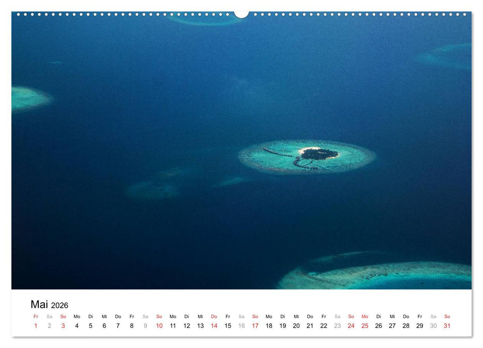 Malediven – Das Paradies im Indischen Ozean III (CALVENDO Premium Wandkalender 2026)
