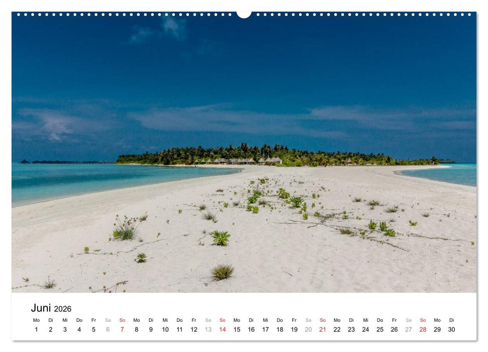 Malediven – Das Paradies im Indischen Ozean III (CALVENDO Premium Wandkalender 2026)
