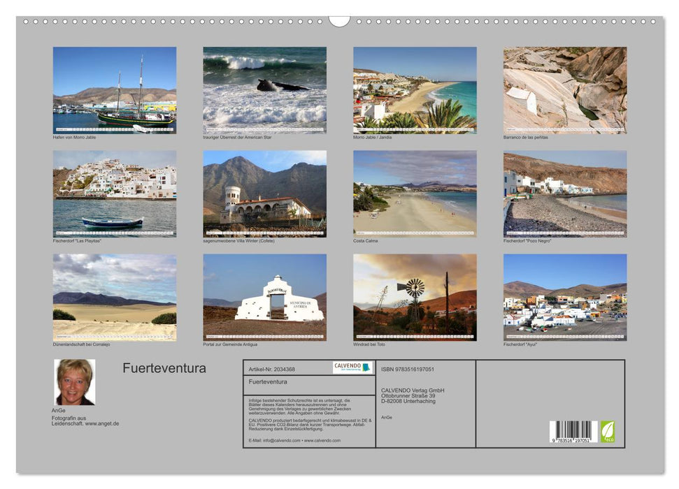 Fuerteventura (CALVENDO Wandkalender 2026)