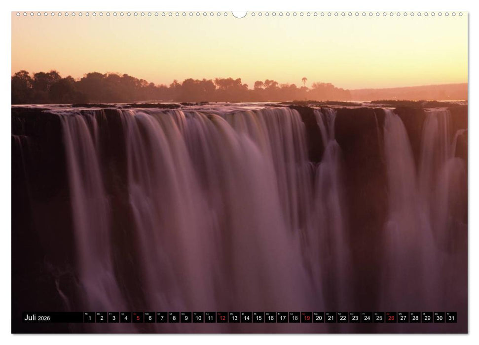 Victoria Wasserfälle (CALVENDO Premium Wandkalender 2026)