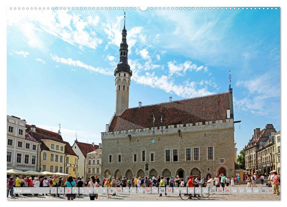 Die Altstadt von Tallinn (CALVENDO Wandkalender 2026)