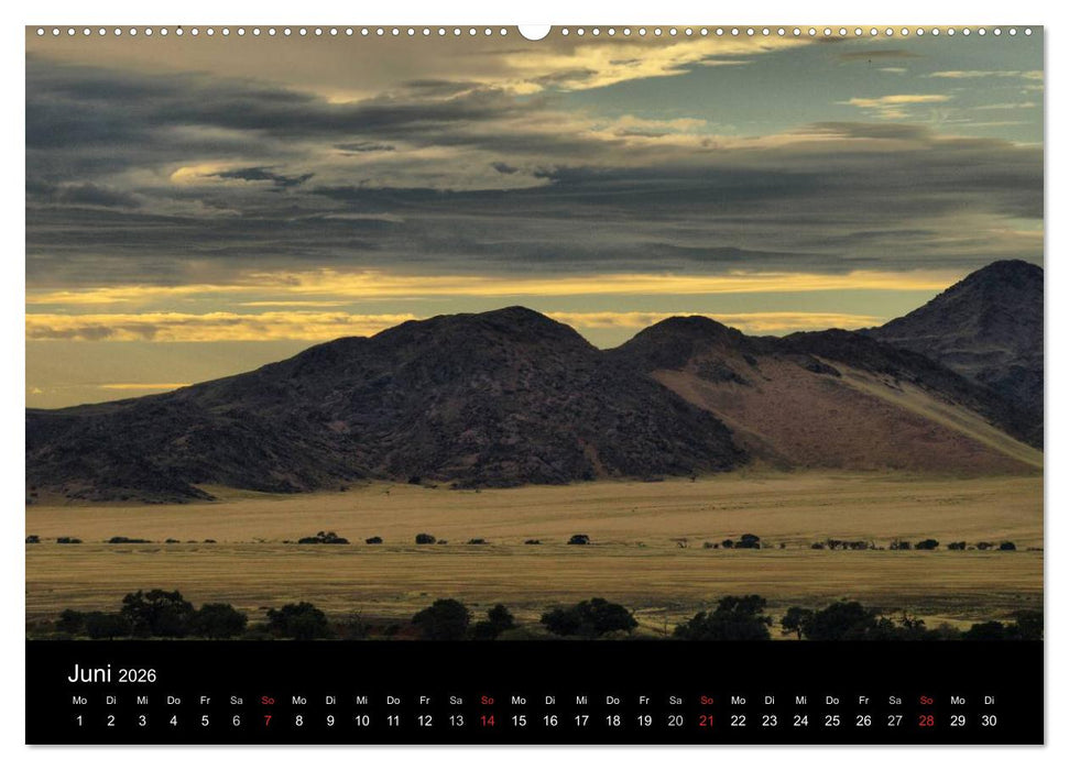 Wüstenzauber Namibia (CALVENDO Premium Wandkalender 2026)