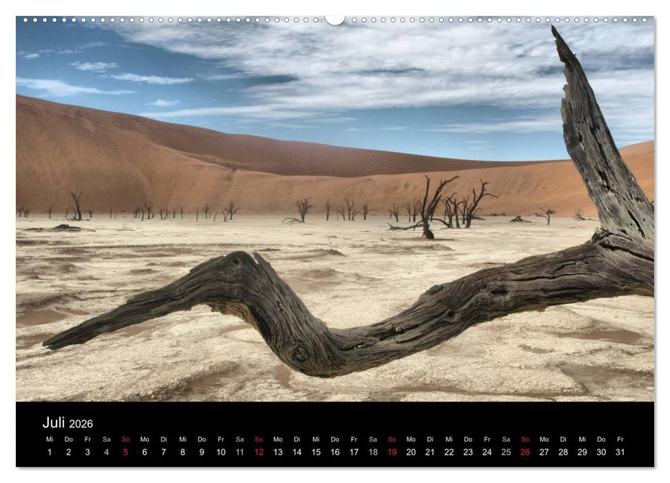 Wüstenzauber Namibia (CALVENDO Premium Wandkalender 2026)