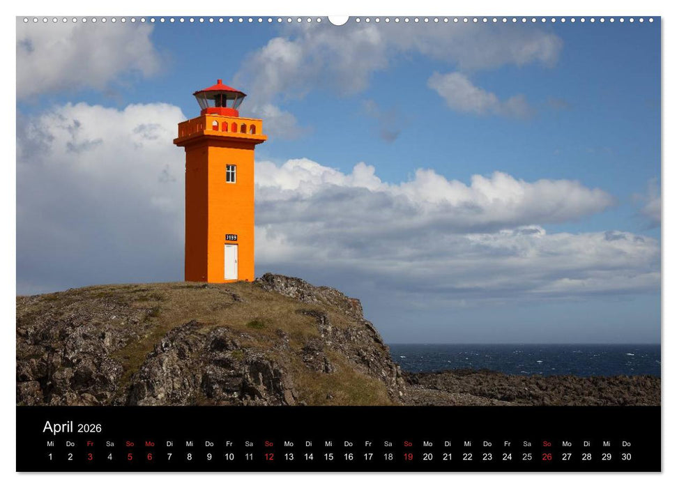 Island - Iceland (CALVENDO Premium Wandkalender 2026)