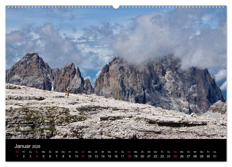 Die Dolomiten – Wanderparadies in Südtirol (CALVENDO Wandkalender 2026)